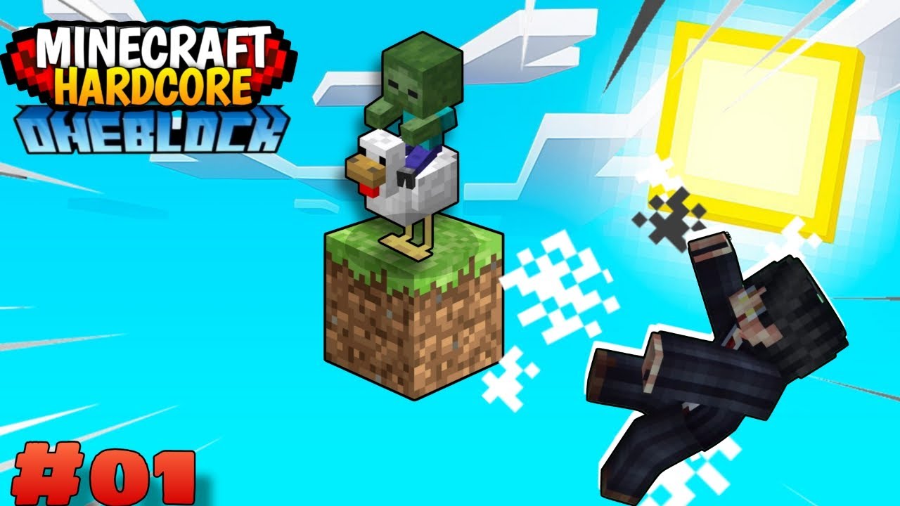 Starting from ONE BLOCK🔥|| MINECRAFT ONE BLOCK series || EPISODE - 01 ...
