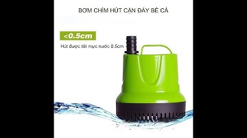 Bơm chìm hút cặn đáy bể cá 6W-12W-25W tùy chọn (không chổi than)
