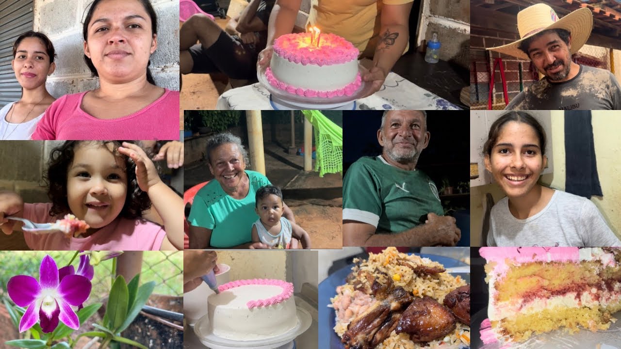 FAZENDO BOLO DE MORANGO COM NINHO/COMEMORAÇÃO DOS 14 ANOS DA AGTHA👑🎂 🎉🎁🎈🥳🙌🏽