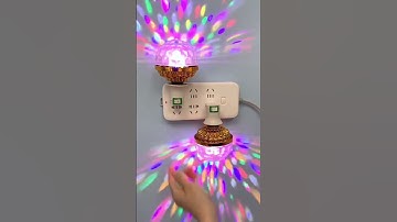 🔥Disco Ball Lamp RGB Rotating LED Party Bulb🔥