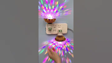 Disco Ball Lamp RGB Rotating LED Party Bulb 