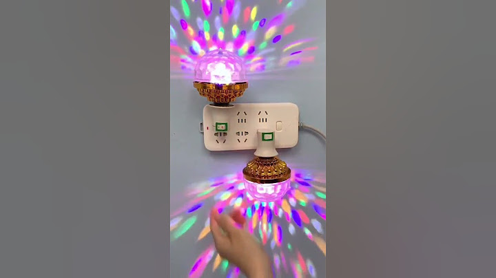 🔥Disco Ball Lamp RGB Rotating LED Party Bulb🔥