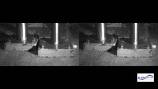 Motion Amplification - Support legs below the drive end of a Slurry Processor