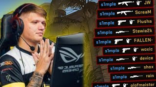 10 Minutes of S1mple OBLITERATING PRO Teams by Himself!