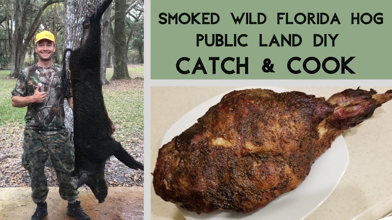 Smoked Wild Florida Hog Hind Quarter Catch Cook Youtube