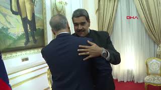 Bakan Fidan, Venezuela Cumhurbaşkanı Nicolas Maduro tarafından kabul edildi Bakan Fidan, Venezuela Cumhurbaşkanı Nicolas Maduro tarafından kabul edildi