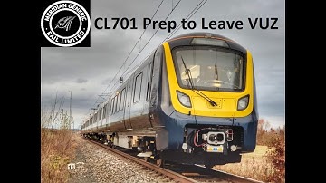 Bombardier Class 701 Leaving VUZ