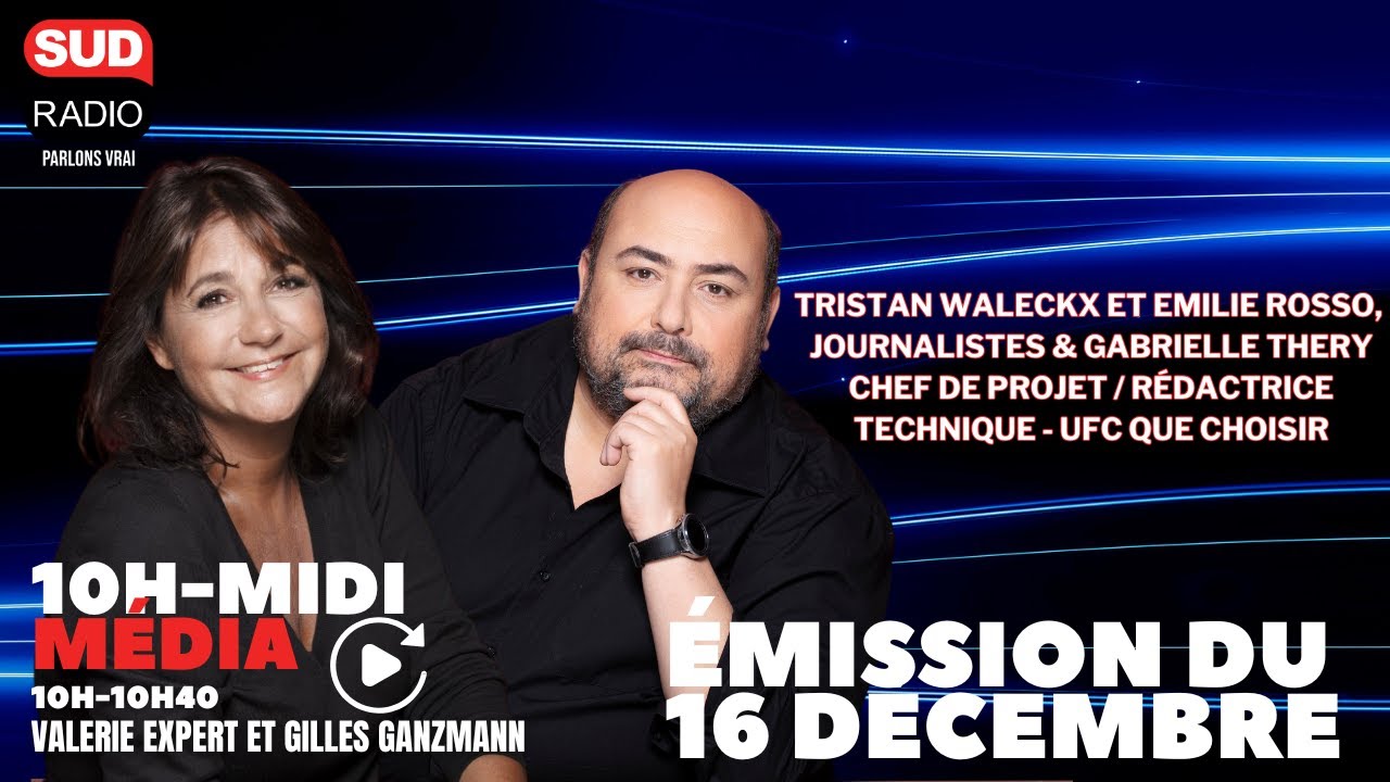 Tristan Waleckx est l'invité de l'émission média du 16 janvier 2025