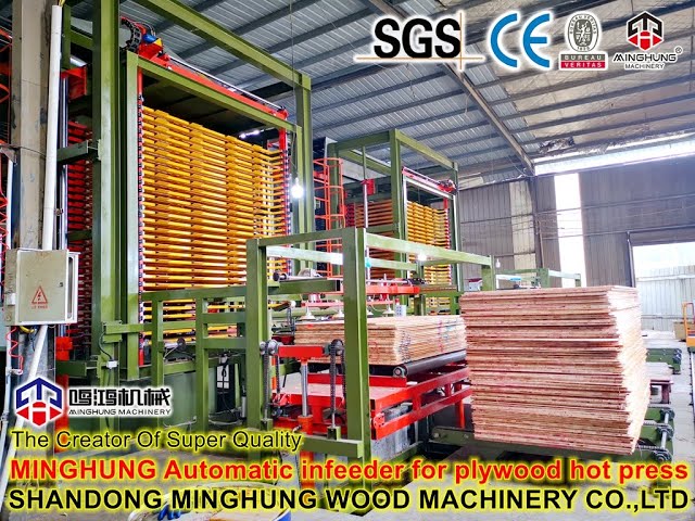 Plywood Machine/Melamine Laminated Hot Press Machine - SHANDONG MINGHUNG  WOOD MACHINERY CO.,LTD