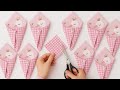 Easy Napkin Holder Sewing ✂️ Elegant Design with Patchwork Technique