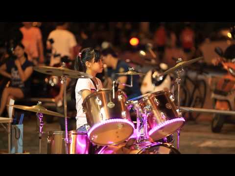 20150619【小黃奕】爵士鼓---hawaii-5-0-花蓮王出場曲（drum-cover）