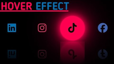 🔥 Social Media Icons Hover Effect | HTML CSS Only | Amazing Glow Effect 💡