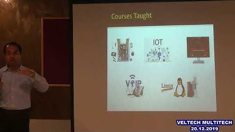 VELTECH MULTITECH DEPT OF CSE GUEST LECTURE - 20.12.2019