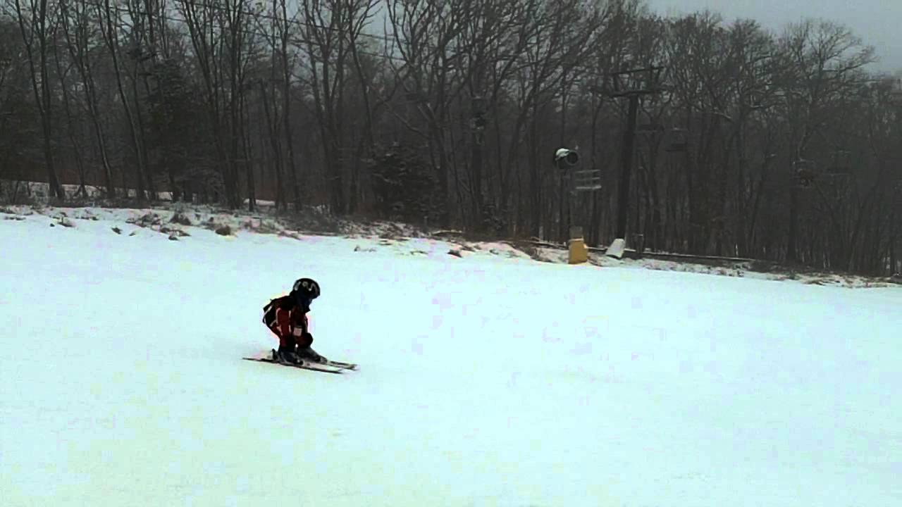 4 year old Owen skiing at Cascade Mountain in Portage, WI YouTube
