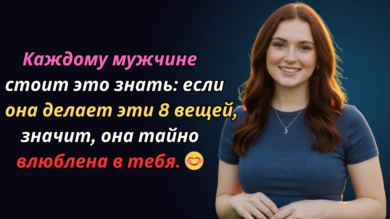 Каждому мужчине к просмотру: 8 признаков, что она тайно влюблена в тебя | Психология женщины