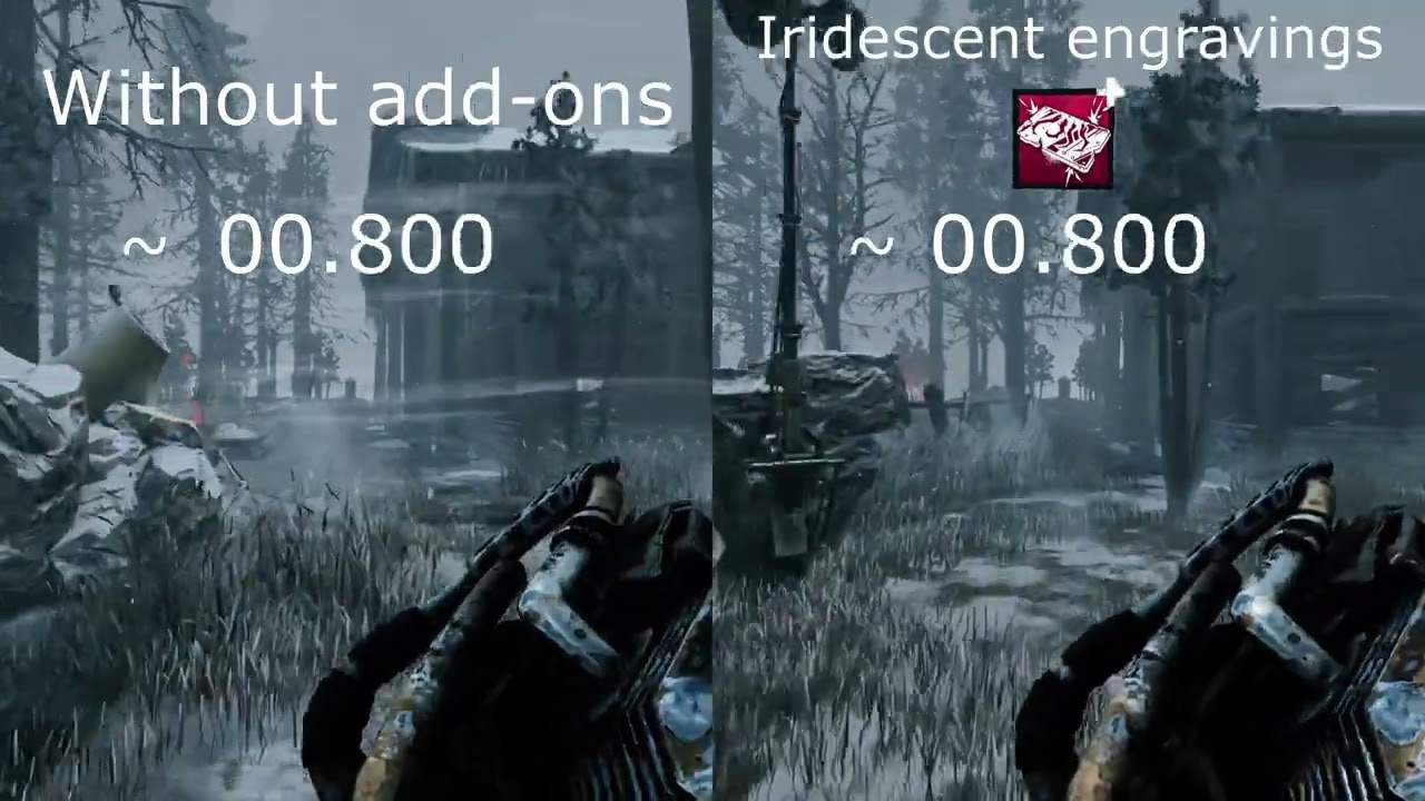 Hillbilly iridescent engravings add on comparison