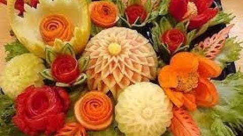 Hướng dẫn CẮT TỈA TRÁI CÂY tết trung thu 2020. Phần 13 | THU QUẾ Handmade