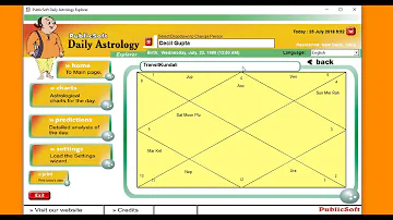 Daily Astrology Explorer - Panchang Software