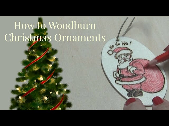 Simple Wood Burned Ornament - Creative Ramblings