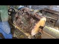 Amazing Techniques Woodworking Extreme Dangerous // Work Wooden Lathe Art Of Carpenter