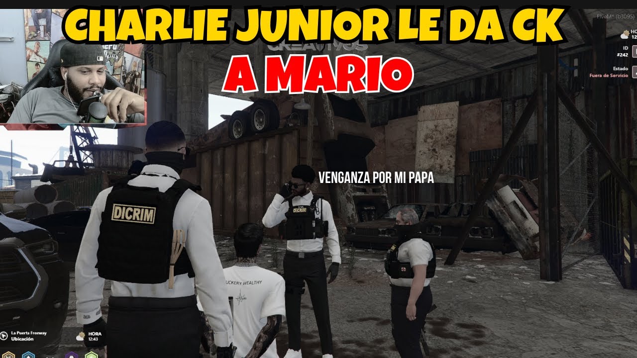 Charlie Junior VENGA a su Papá y le hace CK a MARIO 😱🔥 (Reacción de Mario) | GTA RP