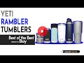 The yeti rambler tumbler 18 oz  20 oz  26 oz  36 oz