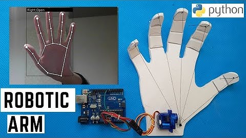 Robotic Arm With Arduino Uno Using Python || OpenCV || Arduino Project