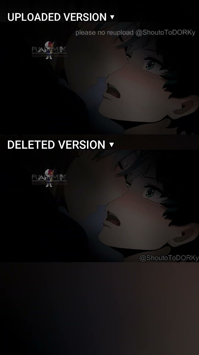 Tododeku Kiss BTS 4 Comparison :) #shorts #animation #tododeku #kiss #bts #myheroacademia