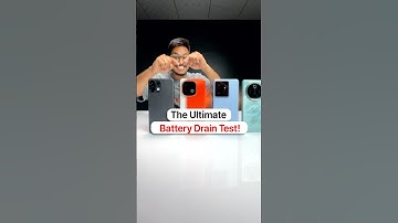 The Ultimate Battery Drain Test! 🔋🪫