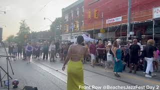 Front Row performing at the 3 day Toronto Jazz Festival 2025