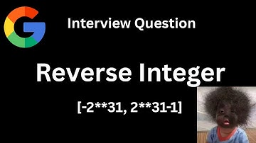 Reverse Integer - Bit Manipulation - Leetcode 7 - Python | @CodedInPajamas  |
