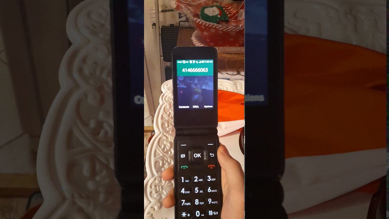 at&t cingular flip 4 outgoing call - YouTube