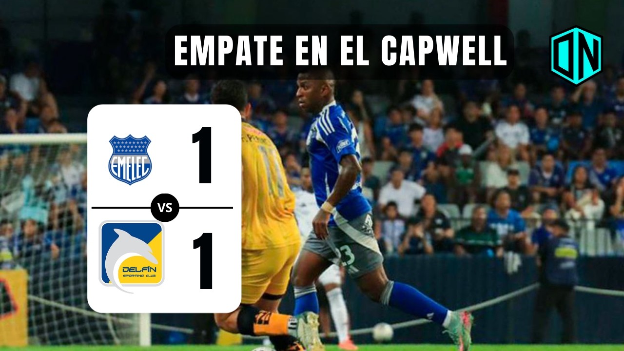 Análisis | #emelec y #delfín empatan en el Capwell