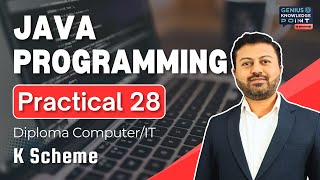 Famous Java Database Insert, Update and Delete Operation| Diploma Semester 4 Practical No. 28(K Scheme) Net Worth
