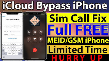 NEW iCloud Bypass iPhone Sim Call Fix in Full Free | MEID/GSM iPhone IOS 14.5.1/14.7 | HURRY UP!