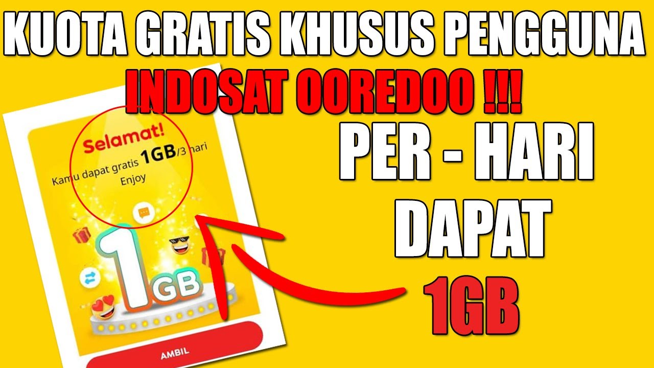Kuota Gratis Indosat 1 Gb 3 Hari - 10 Cara Mendapatkan Kuota Gratis Indosat Ooredoo Desember ...