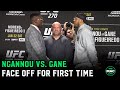 Francis Ngannou vs. Ciryl Gane First Face Off | UFC 270 Press Conference