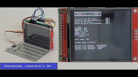 How to build your own computer using simple electronics - Homemade Computers 01 -#Homemadecomputers