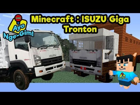 Minecraft Membuat Truk Isuzu Giga Tronton  YouTube