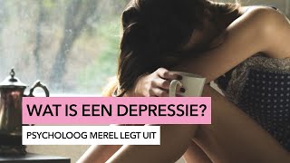 Wat is een depressie? Psycholoog Merel legt het uit Resimi