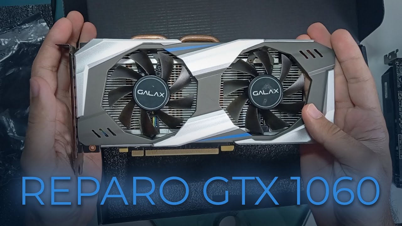 Comprei uma GTX 1060 6 GB com defeito pra consertar. Será que vai dar certo?