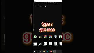 How To Get Mac Address In Command Prompt | #commandprompt #gadgets #tech #shorts #cmd