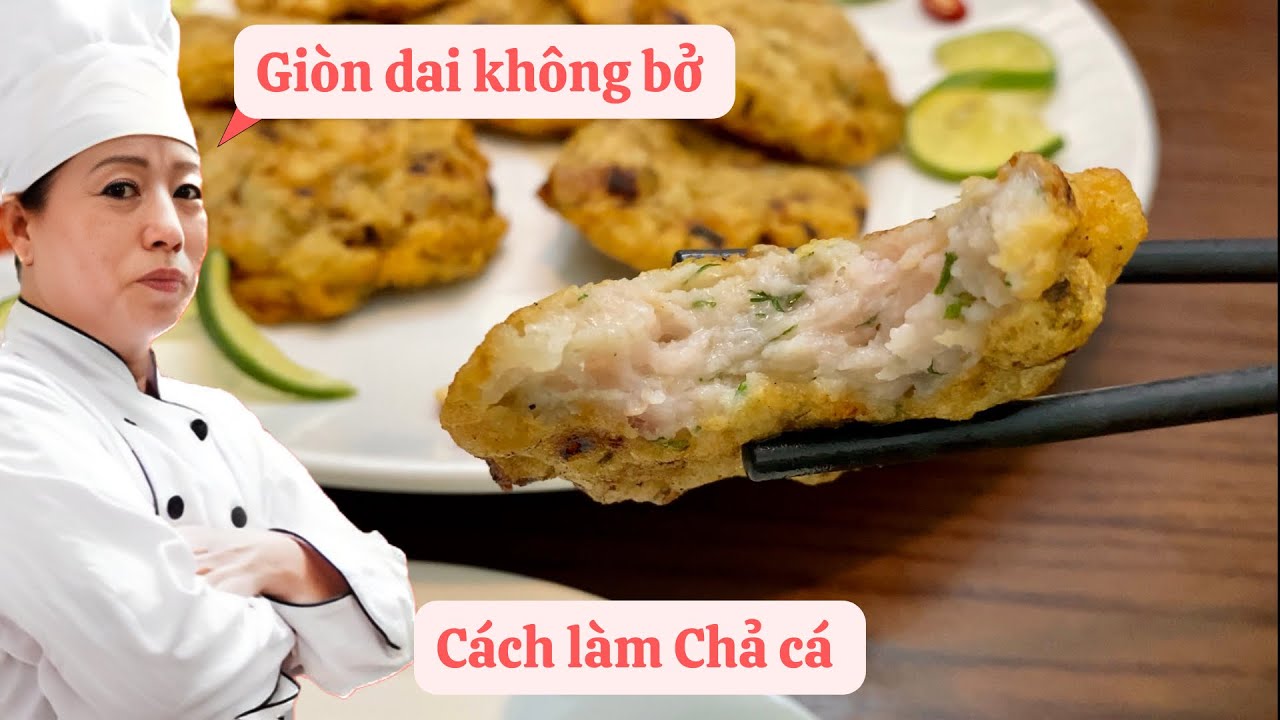 Cách làm Chả Cá từ thịt cá tươi| Full không cắt| Giòn dai không bở #bichhue #cáchlàm #chảcá