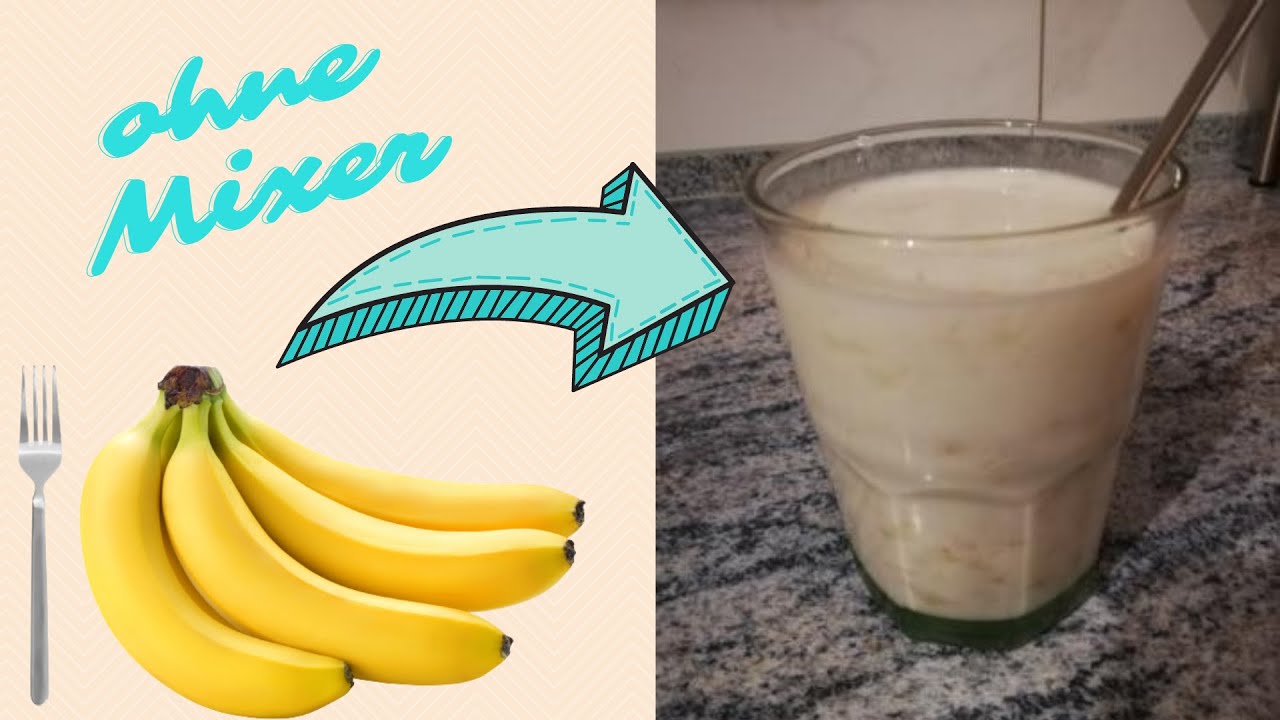 Easy Bananen-Milchshake - Schnell und Einfach! | Yusi‘s tutorials - YouTube