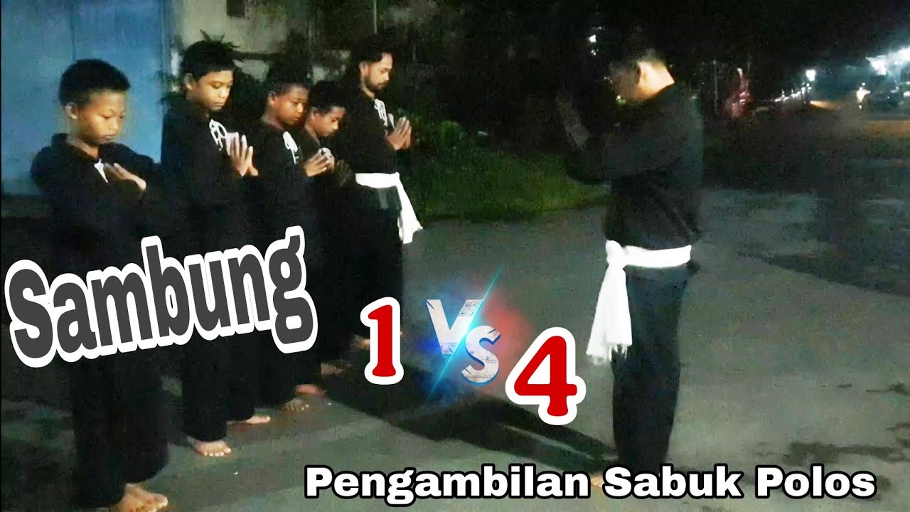 Sambung 1 vs 4 Pengambilan Sabuk Polos Siswa PSHT Metro Square