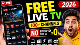 Mobile Mein FREE Live TV Kaise Dekhen 2026 🔥 | 100+ Channels Live Streaming Without App #viralvideo screenshot 5