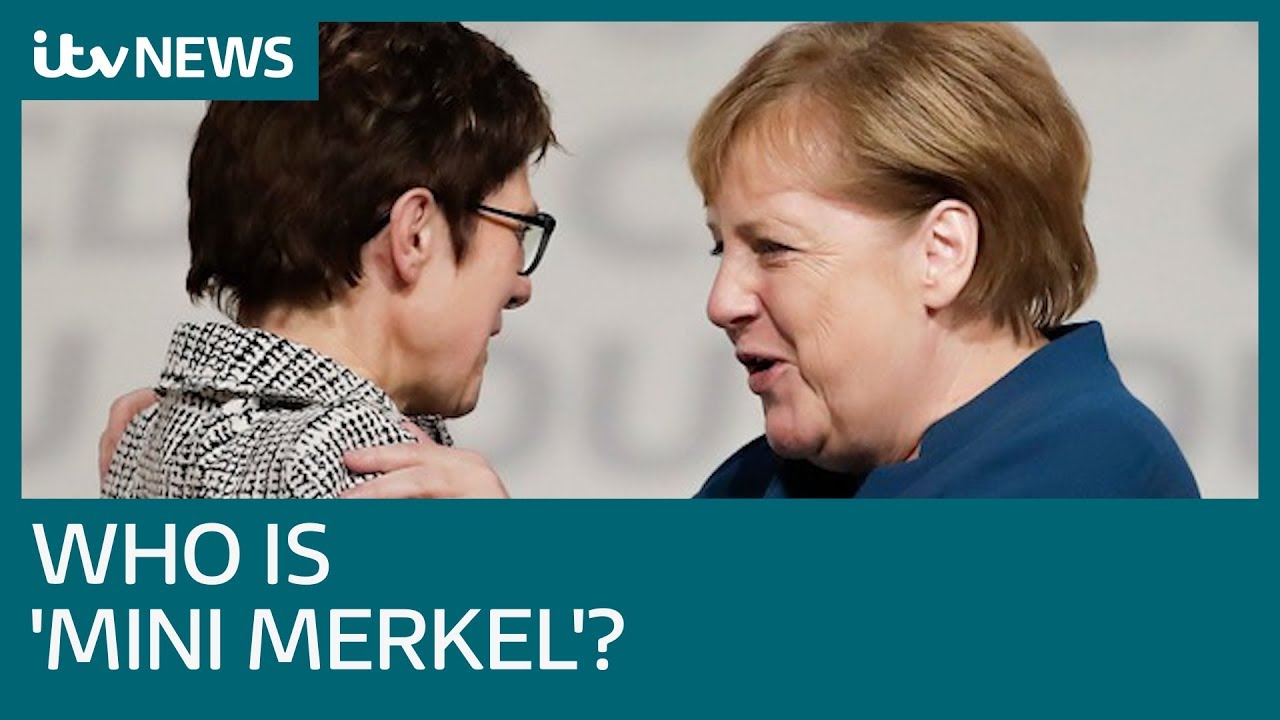 newspaper mockup 'Mini-Merkel' wins race to replace party leader - but who is she? | ITV News