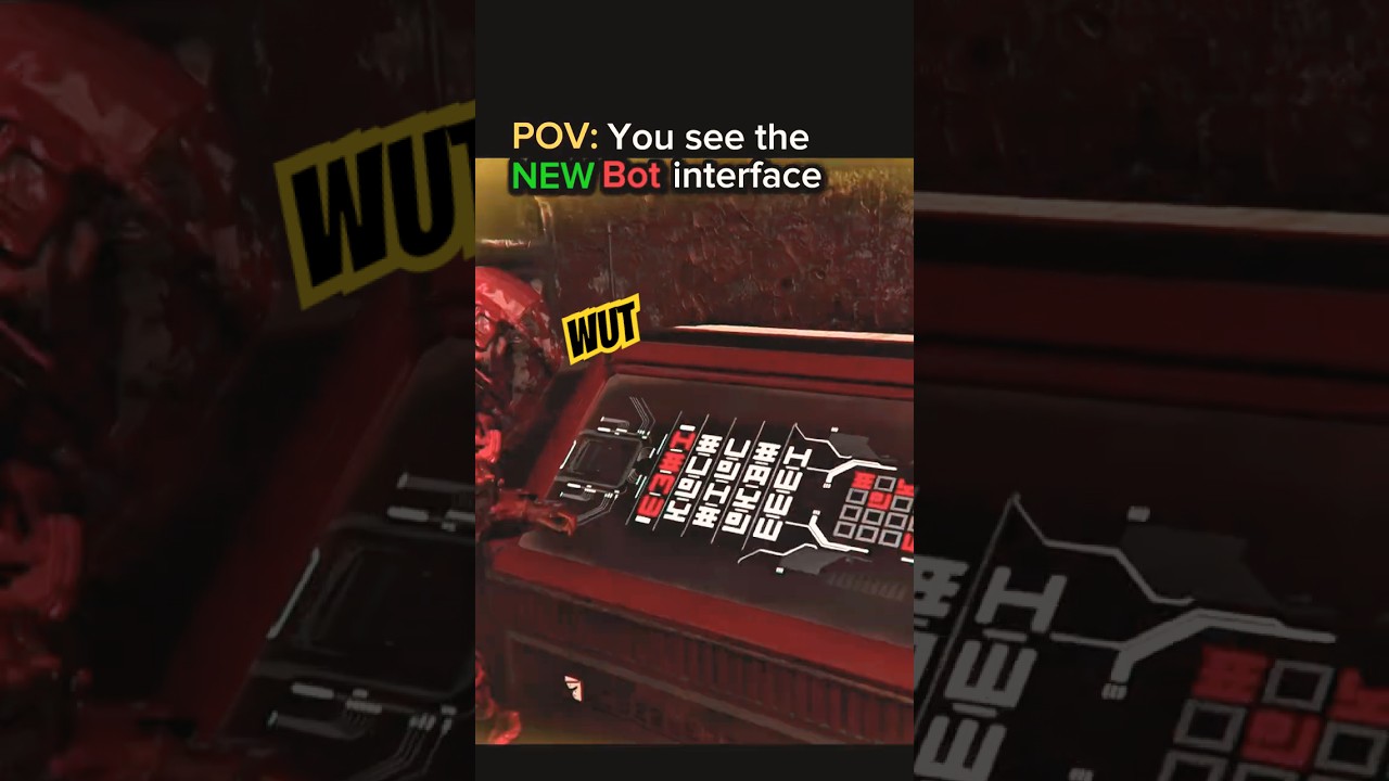 My brain literally broke at this Bot interface ~ Helldivers 2