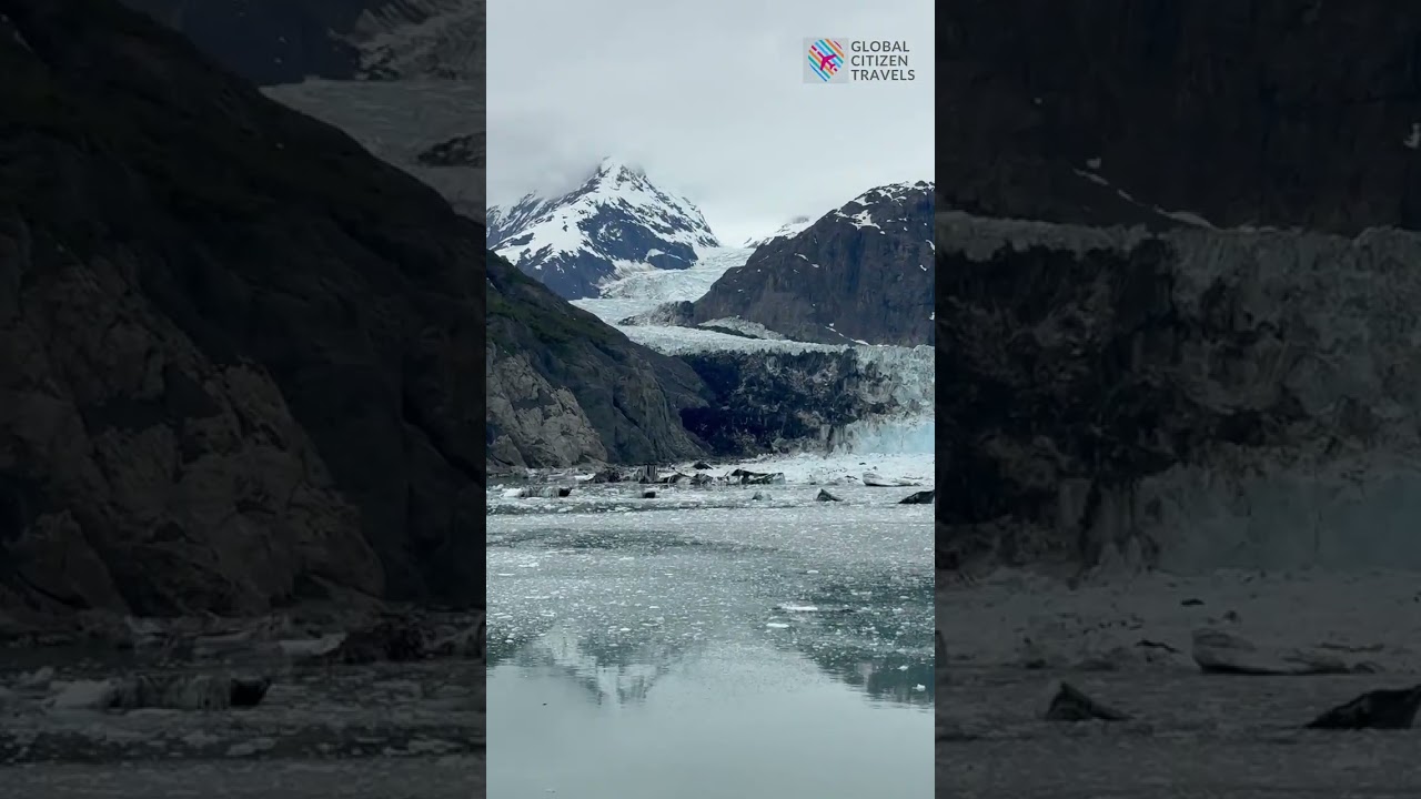 Balcony View of Glacier Bay, AK on Norwegian Cruise #shorts