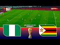 NIGERIA vs ZIMBABWE - INTERNATIONAL FRIENDLY 2026 | Full Match All Goals | Simulation Pes Video Game